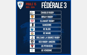 POULE 15, SÉNIOS, SAISON 2025/2026