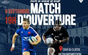 Match d'ouverture de la coupe du monde de rugby 