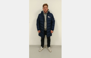 Parka entraîneur bleu navy