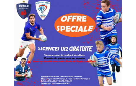 Offre spéciale U12